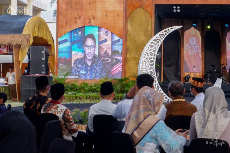 Menparekraf Sandiaga Uno ; Keunikan Budaya Aceh Jadi Wisata Unggulan Indonesia