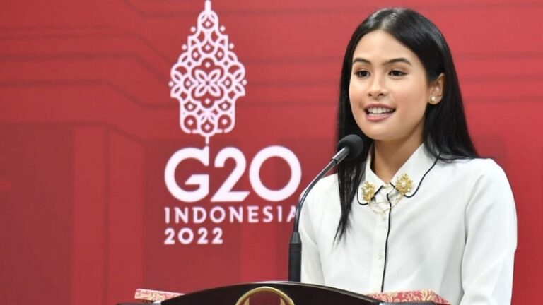 Artis Maudy Ayunda Menjadi Jubir di Presidensi G20 Indonesia